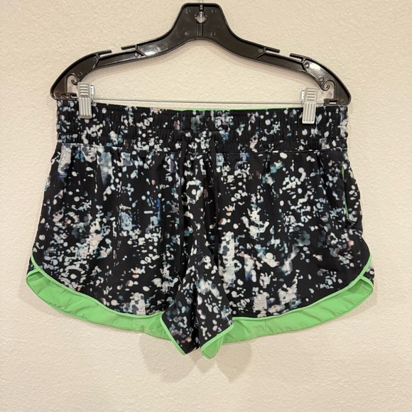 Lululemon Choose A Side Short *3" Pixel Haze Multi Black Dragonfly Size 10 - Picture 5 of 11